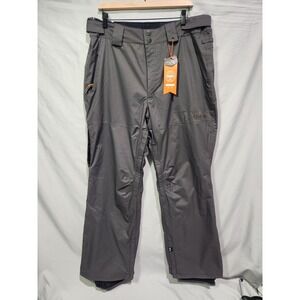 NWT Thirtytwo Slauson Snowboarding Pant‎ Carbon Gray Large 10K Chris Greiner